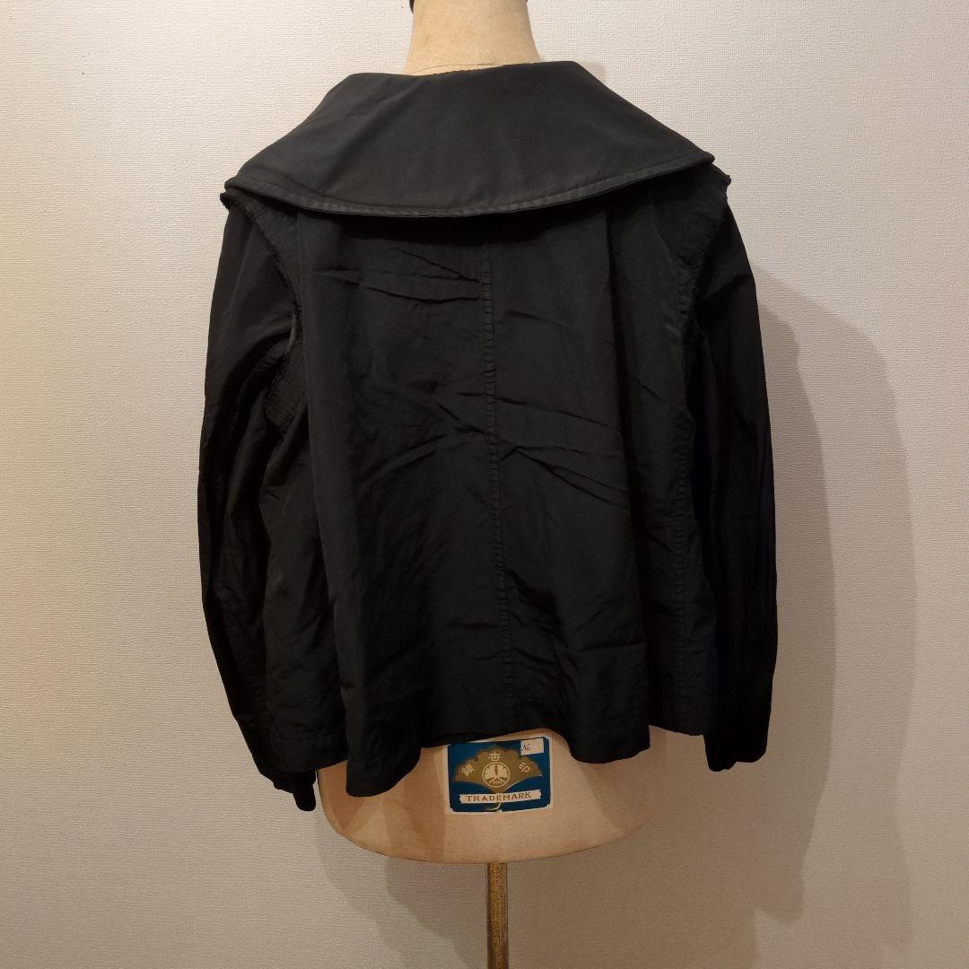 希品 COMME des GARCONSジャケット丸襟黒 S