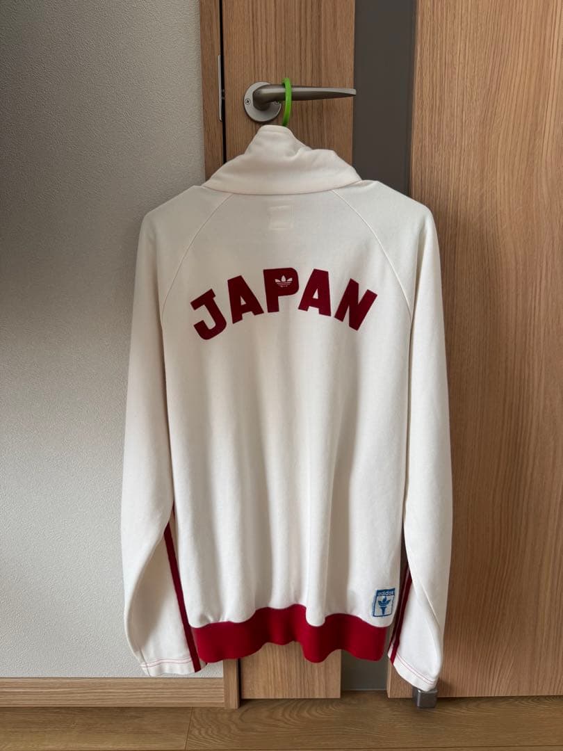 ししゃも 宮崎朝子 adidas JAPAN ジャージ Mサイズ 白/赤