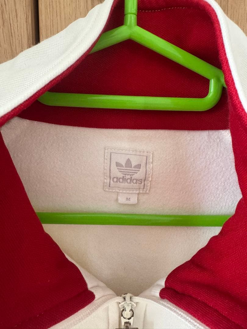 ししゃも 宮崎朝子 adidas JAPAN ジャージ Mサイズ 白/赤