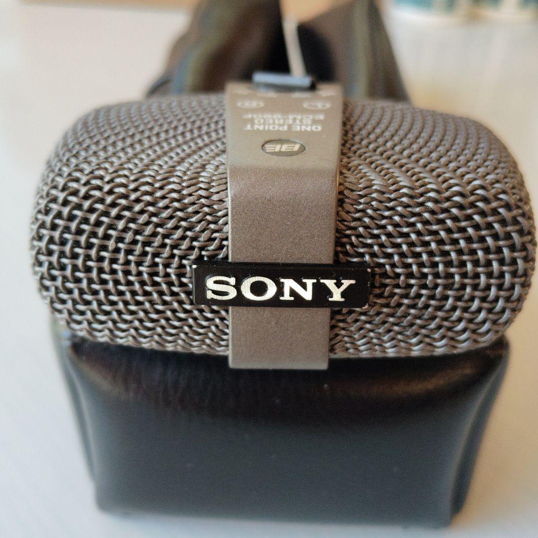 【極美品・動作確認済】 SONY ECM-990F ビンテージコンデンサーマイク