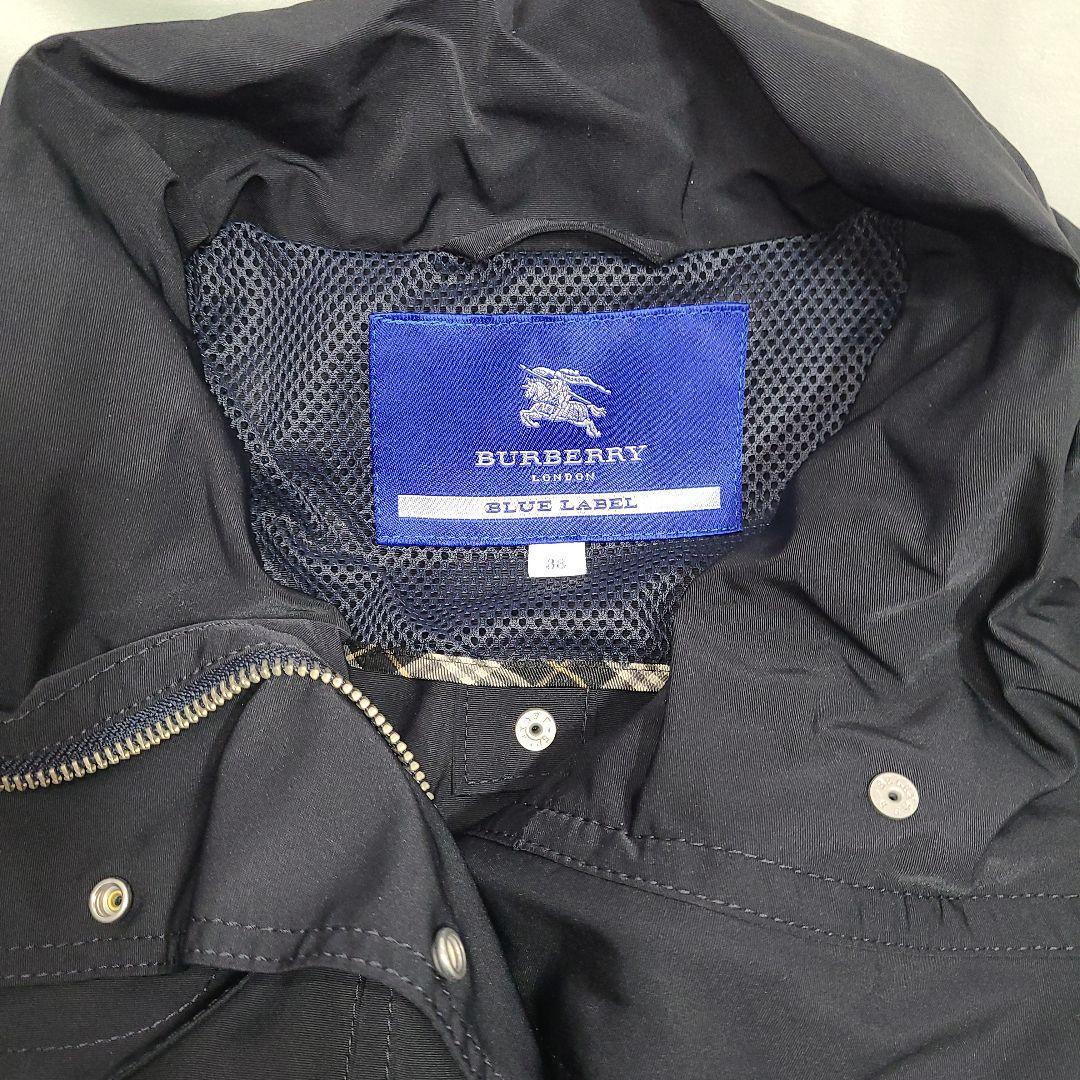ホ*プ様 BURBERRY BLUE LABEL ブラックトレンチコート　ほぼ未