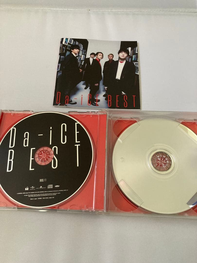 Da-iCE BEST 初回盤A 2CD +Blu-ray
