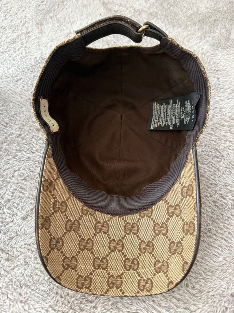 【箱付き・美品】GUCCI グッチ キャップ 帽子 正規品 ブラック メンズ