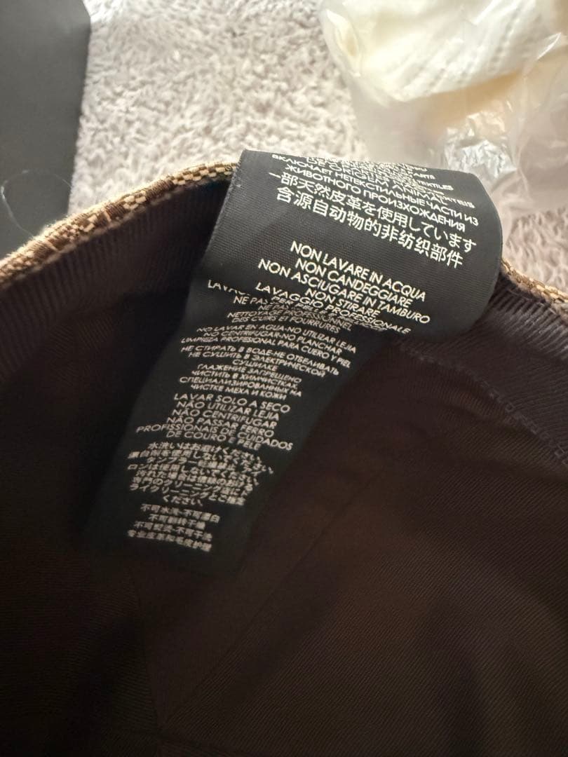 【箱付き・美品】GUCCI グッチ キャップ 帽子 正規品 ブラック メンズ