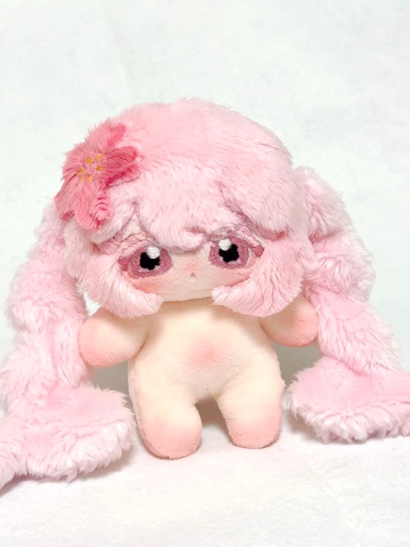 り*の様 桜兎 自作ぬいぐるみ 骨あり 無属性 約11cm