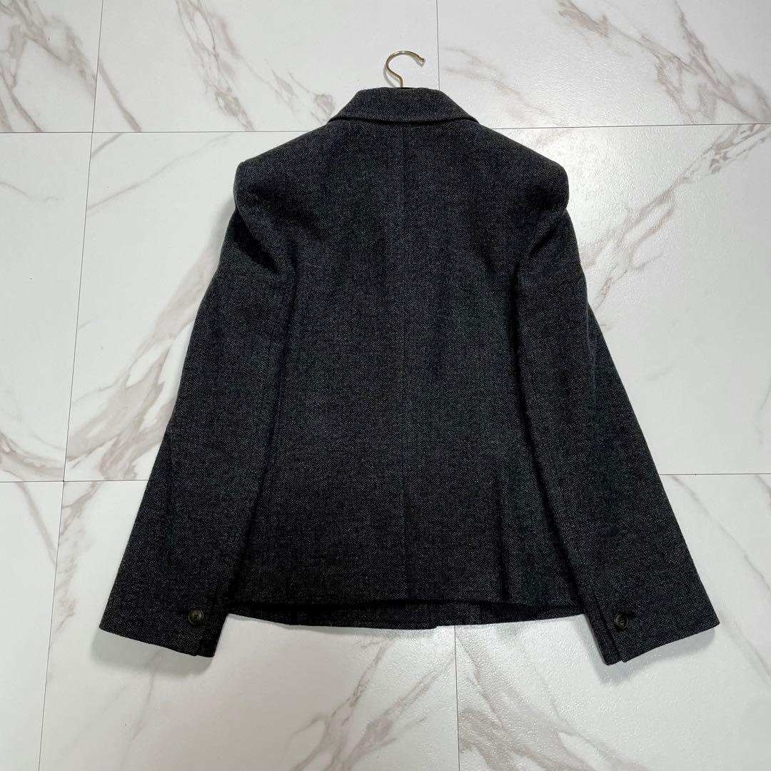 24AW✨セオリーリュクス ダブルジャケット ヘリンボーン ダブルブレスト 38