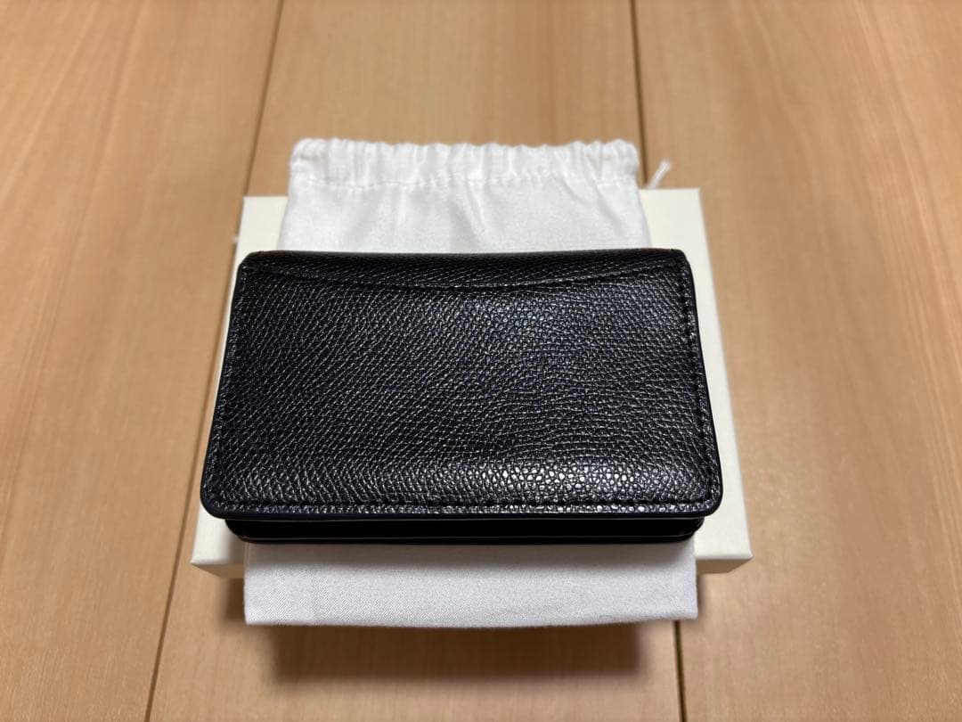 【美品】FURLA フルラ 名刺入れ 黒 レザー