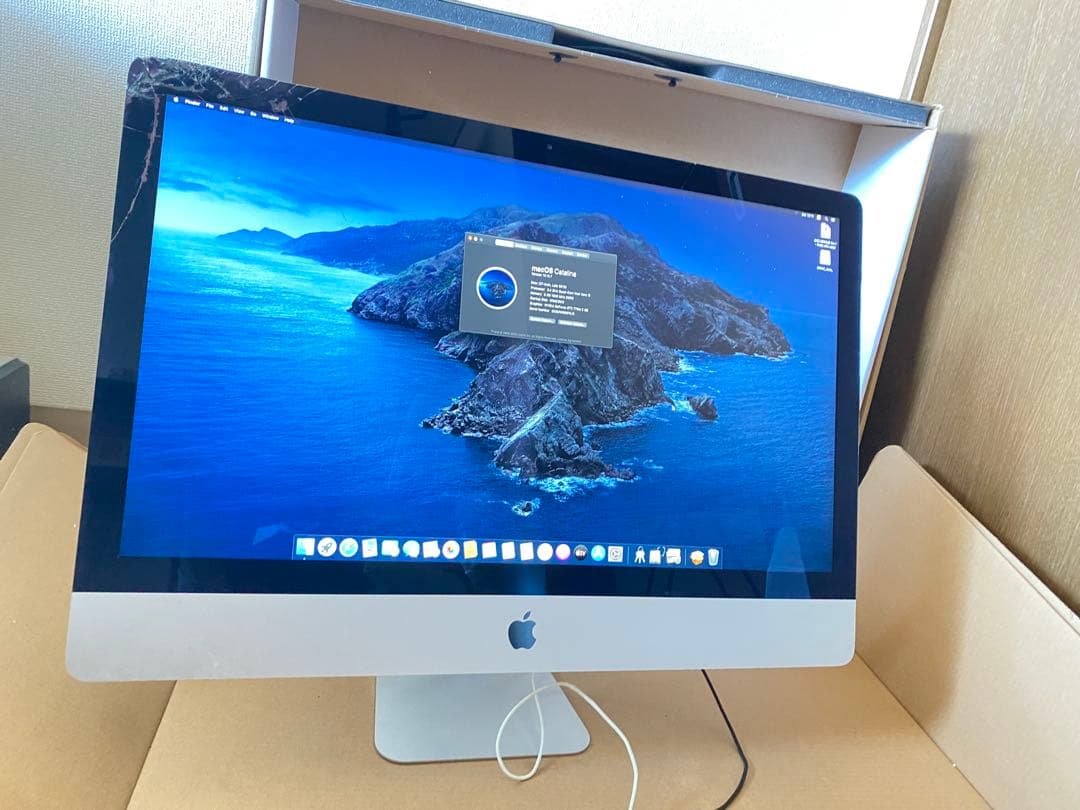 iMac 27インチ Late 2013 初期化済み 電源ケーブル付 元箱あり