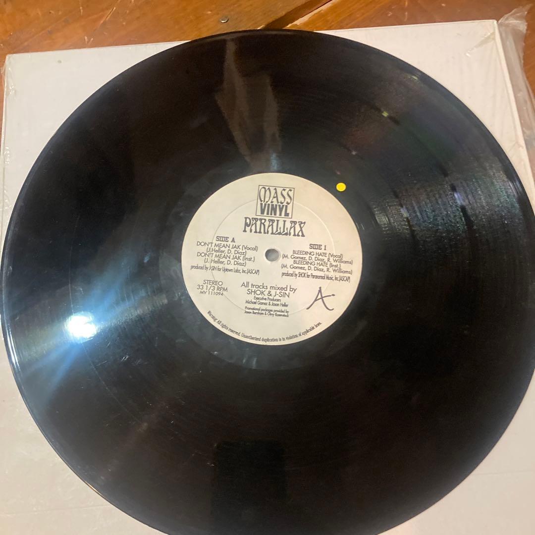 洋楽 Parallax don't mean jak 12inch