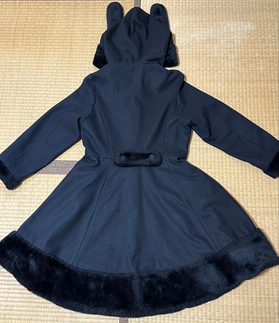 PUTUMAYO　プトマヨ　うさ耳　ロングコート　ファー　リボン