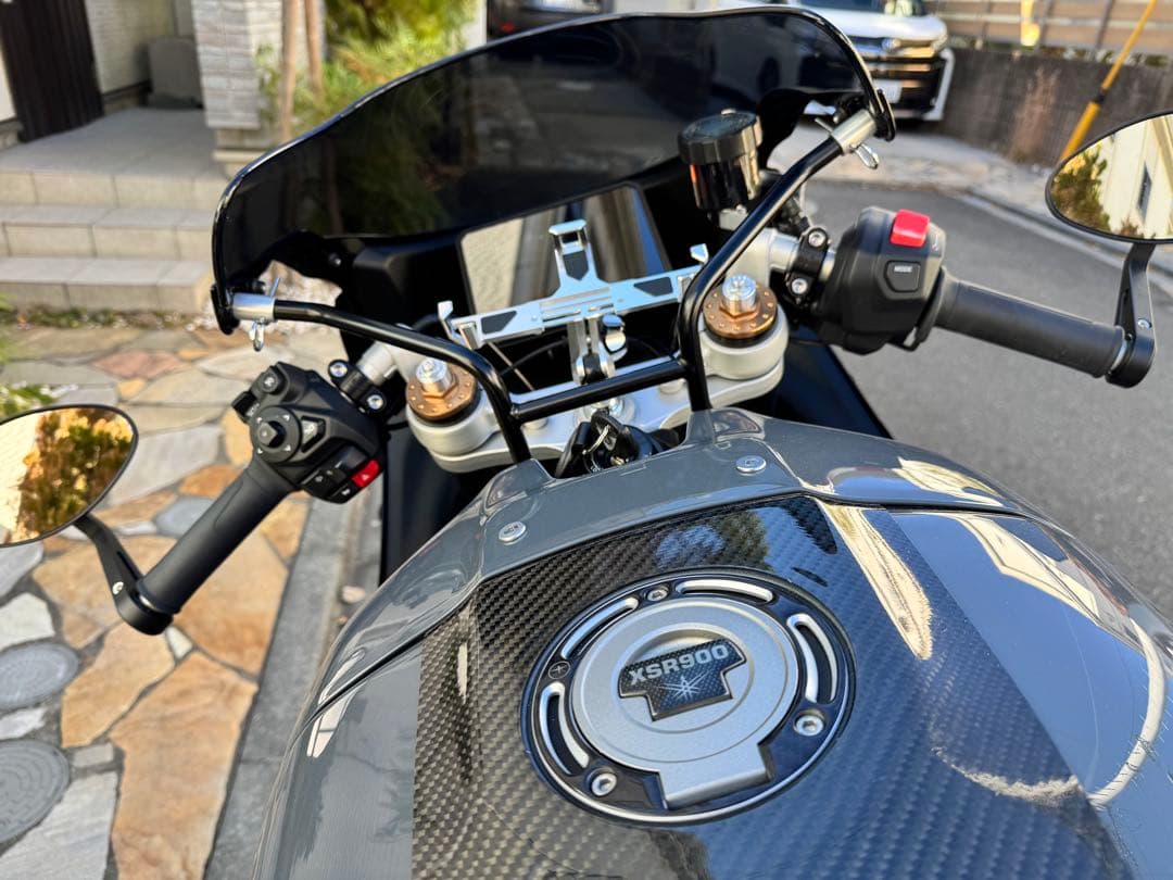 XSR900GP デイトナ アダプター HIGHSIDER バーエンドミラー