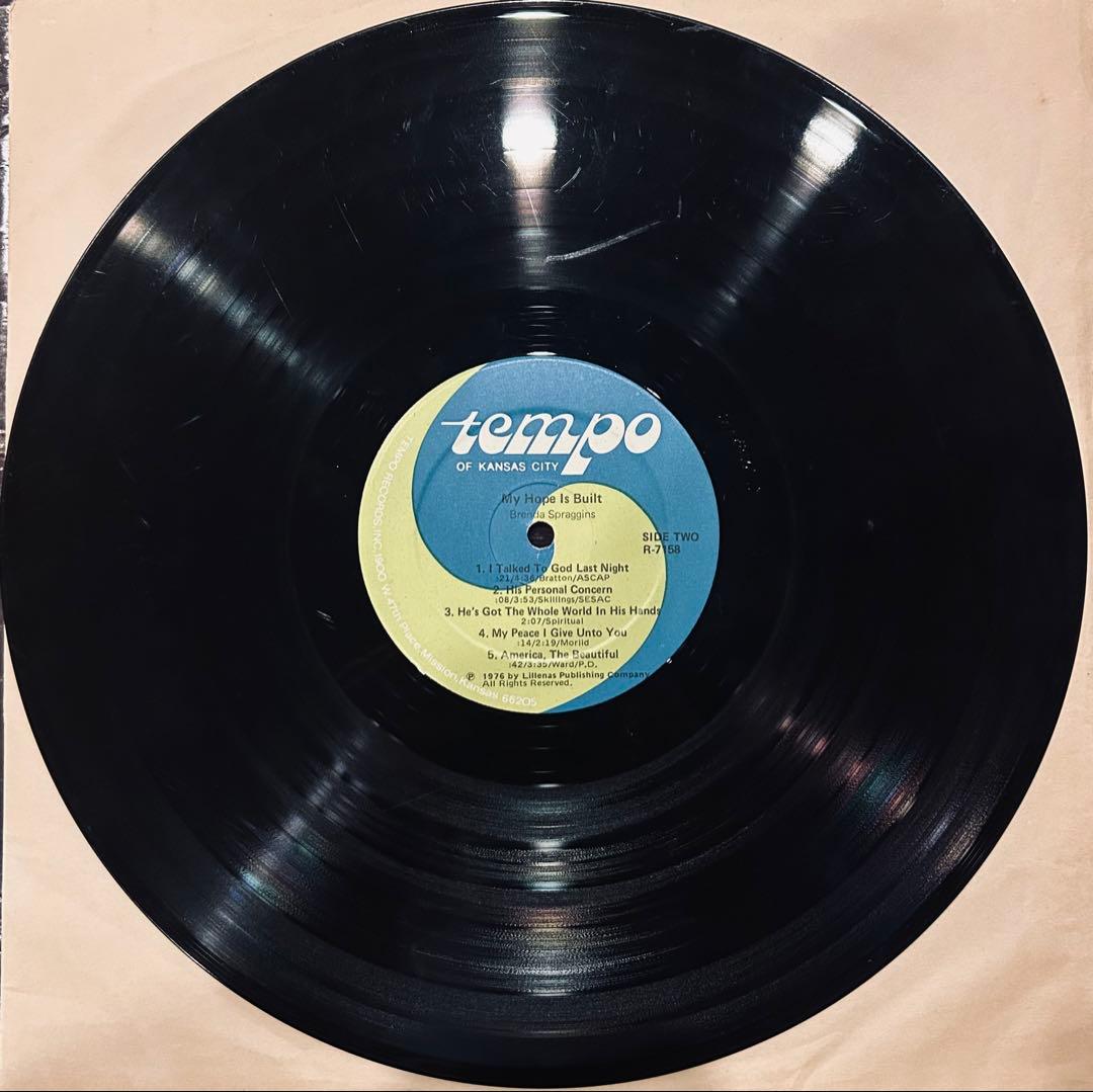 洋楽 Brenda Spraggins My Hope Is Built LP USA