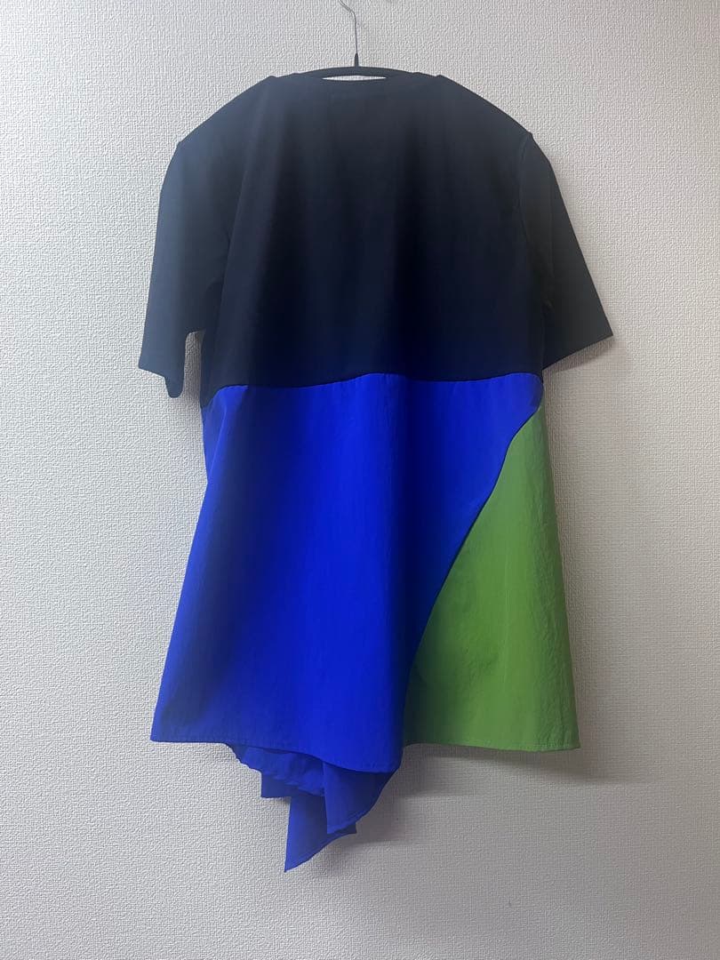 un3d タックギャザードッキングTシャツ