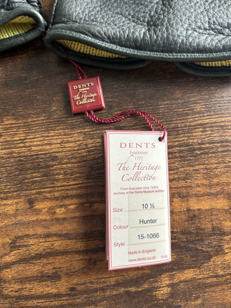 DENTS 英国製　レザー手袋　Hunter