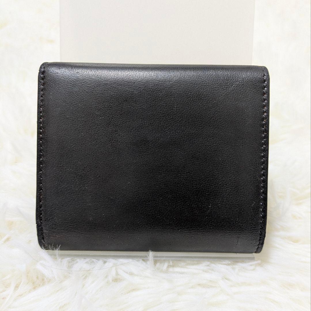 みさ✨CELINE トリオンフ　スモールウォレット　三つ折り財布　ブラック