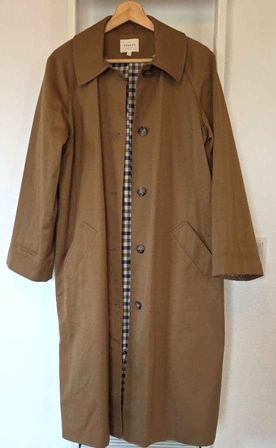 Sezane Clyde Coat セザンヌのトレンチコート、キャメル36 M