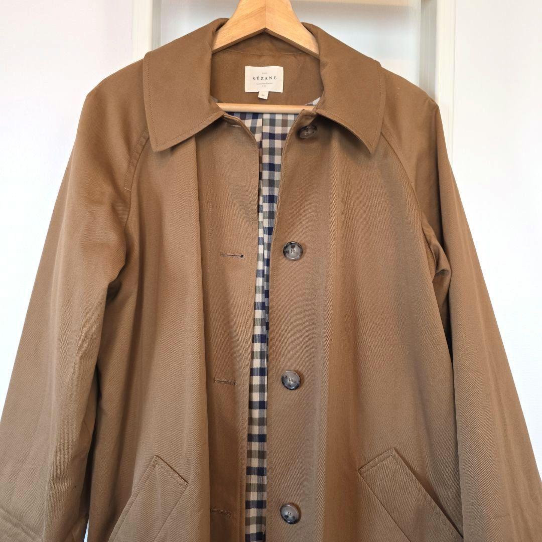 Sezane Clyde Coat セザンヌのトレンチコート、キャメル36 M