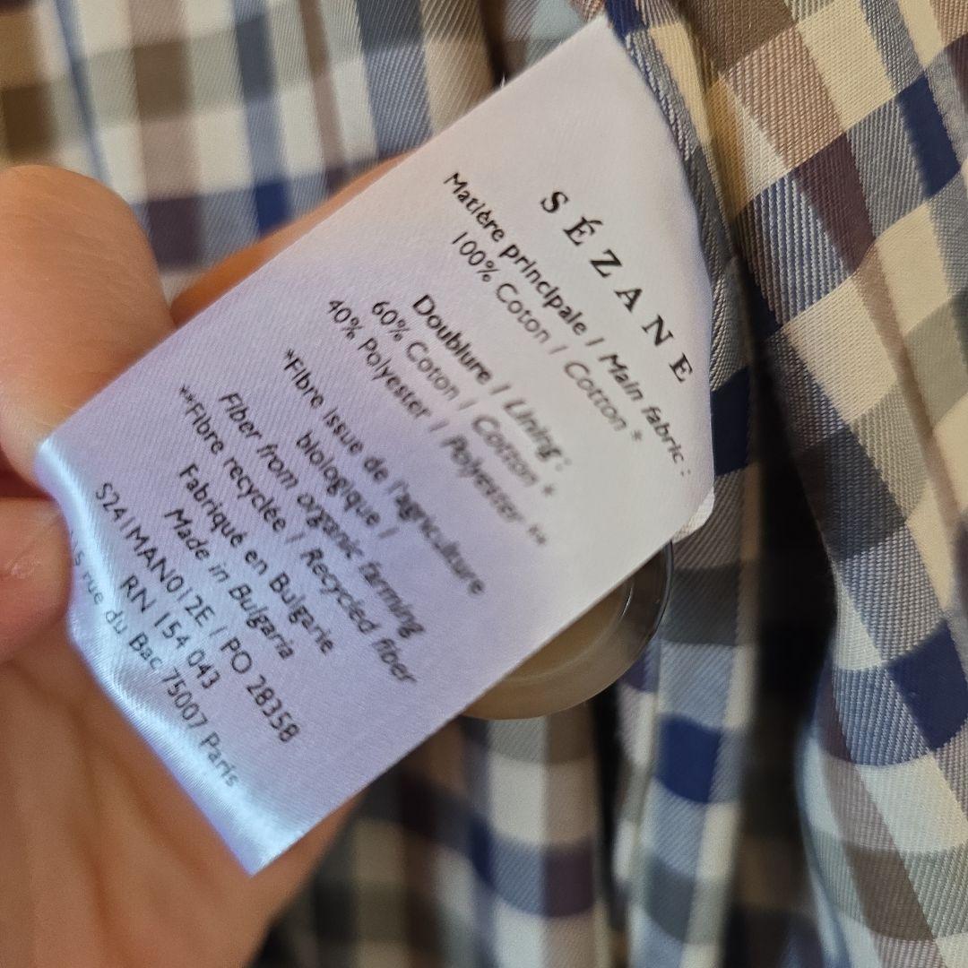 Sezane Clyde Coat セザンヌのトレンチコート、キャメル36 M