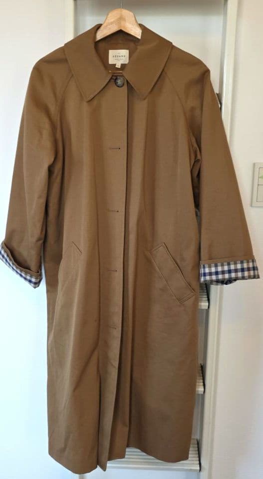Sezane Clyde Coat セザンヌのトレンチコート、キャメル36 M