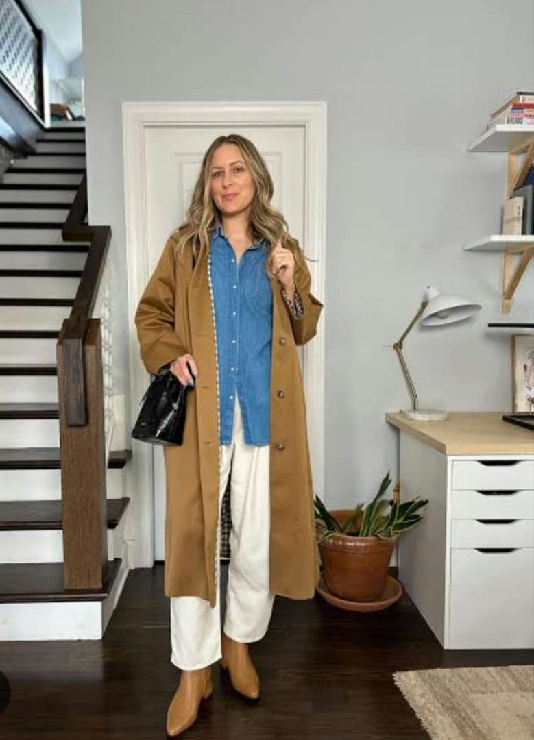 Sezane Clyde Coat セザンヌのトレンチコート、キャメル36 M
