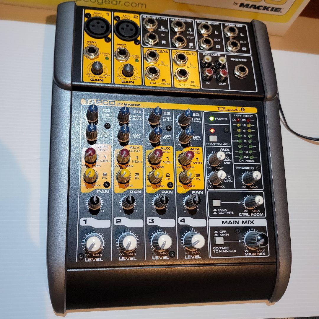 【ほぼ新品】TAPCO BLEND 6 オーディオ・ミキサー
