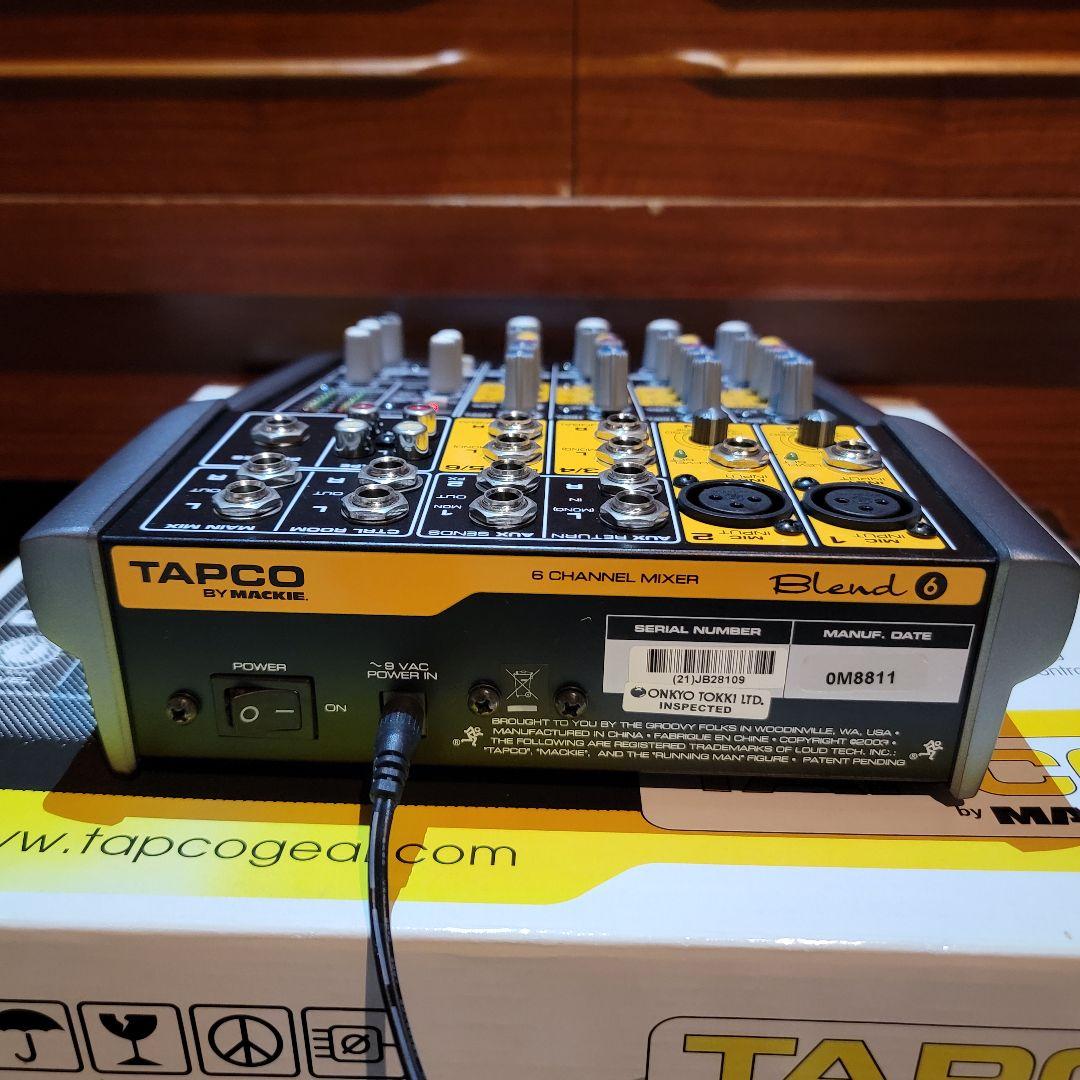 【ほぼ新品】TAPCO BLEND 6 オーディオ・ミキサー