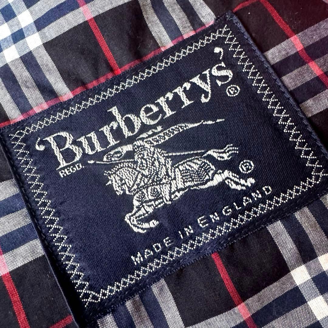 Burberrys スイングトップ ノバチェック レッド M相当 ホースロゴ 赤
