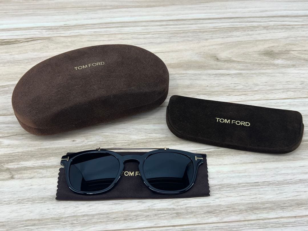 TOM FORD トムフォード Clip On サングラス アイウェア 度入り