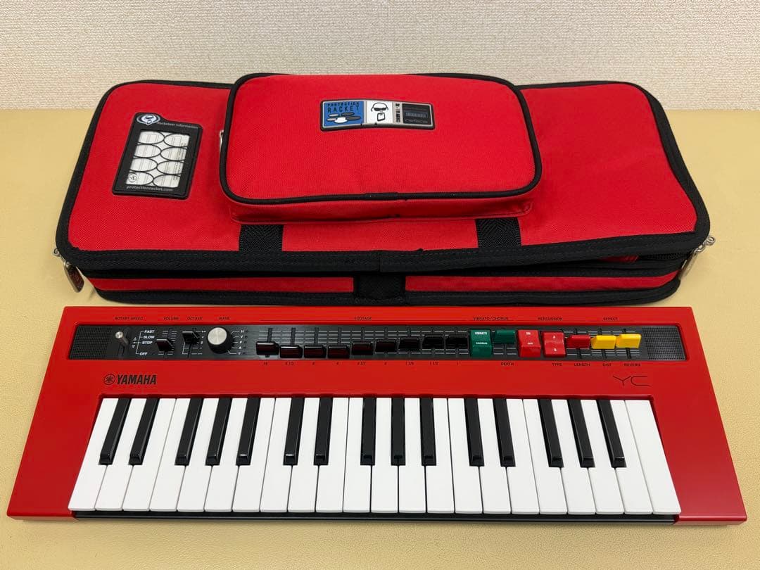Yamaha reface YC 専用ケース、付属品付き