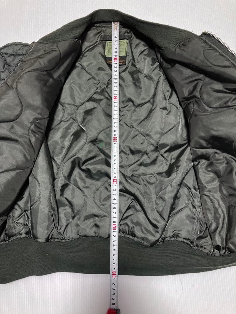 90s ALPHA INDUSTRIES MA-1 XL OD グランドクルー