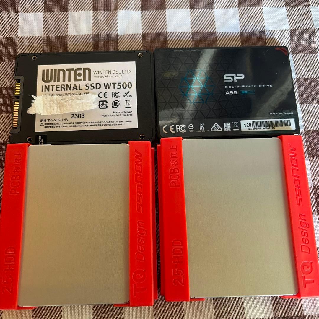 内蔵型SSD WINTEN WT500 1TB SSD + SP A55 128GB SSD