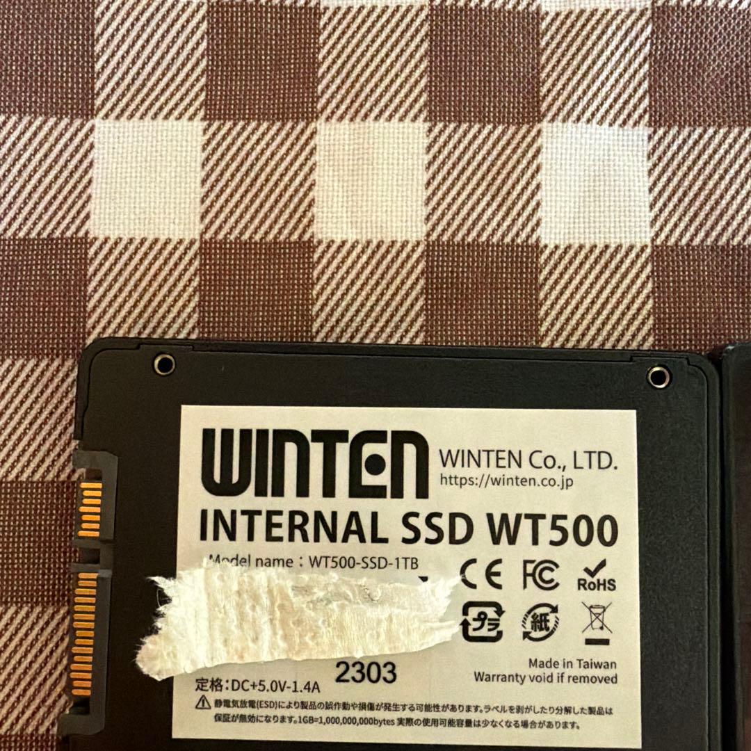 内蔵型SSD WINTEN WT500 1TB SSD + SP A55 128GB SSD