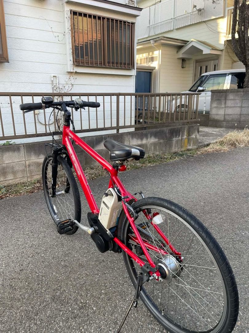 はまぴー　赤色 電動アシスト自転車 スポーツタイプ