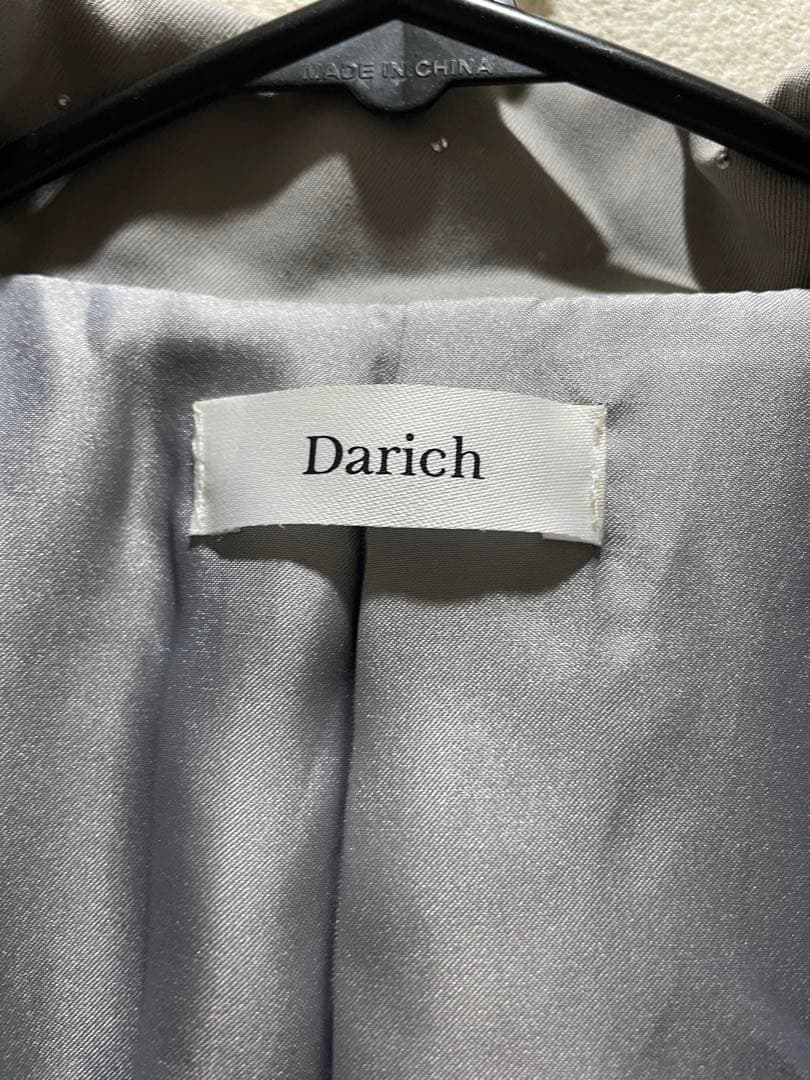 ルーズシングルスタッズジャケットプリーツラップスタッズショートパンツdarich