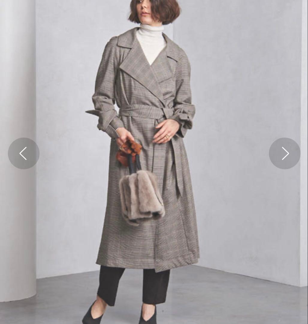 美品✨ 定価10万 ドゥーズィエム ロングトレンチコート カルメイヤー Aライン
