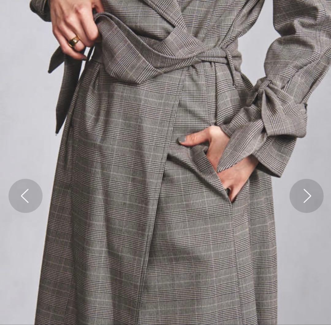 美品✨ 定価10万 ドゥーズィエム ロングトレンチコート カルメイヤー Aライン