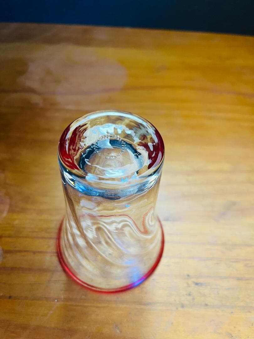 【本日限定値下】倉敷ガラス　 吹きガラス　小谷真三　グラス　ビールグラス　2客