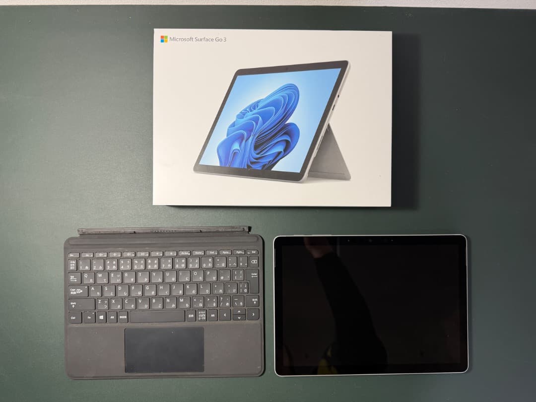 【中古】Microsoft Surface Go 3 本体+キーボードカバー