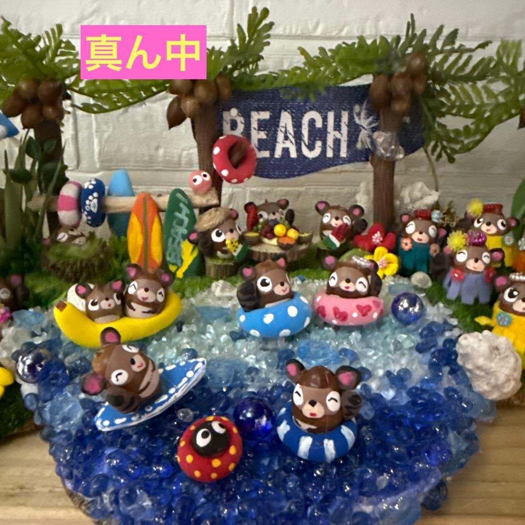 どんぐりアート♡2025年度夏　南国オブジェ♡