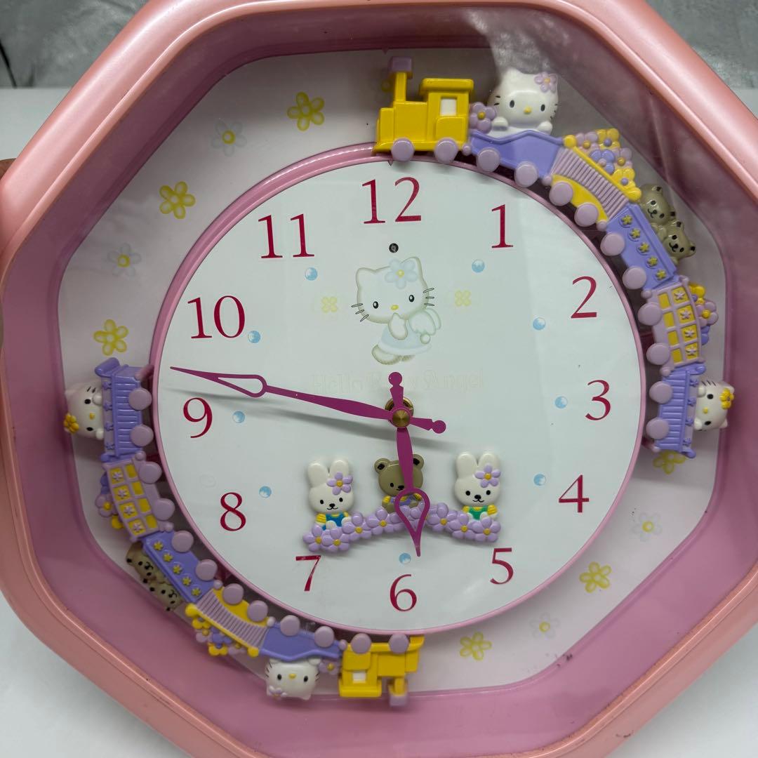 【廃盤品】ハローキティ からくり壁掛け時計 サンリオ キティちゃん