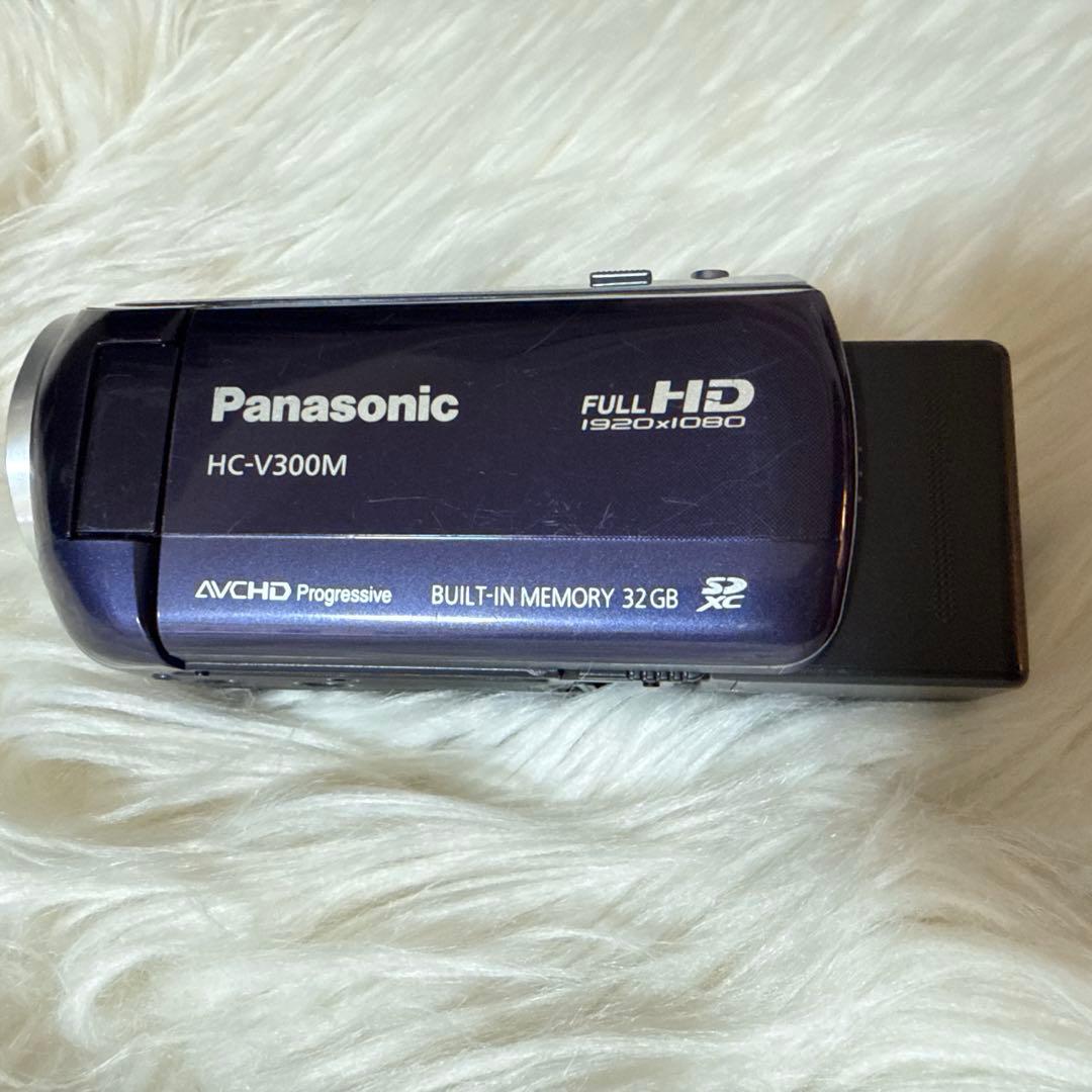 大容量バッテリー＆SDカード付Panasonic HC-V300M ビデオカメラ
