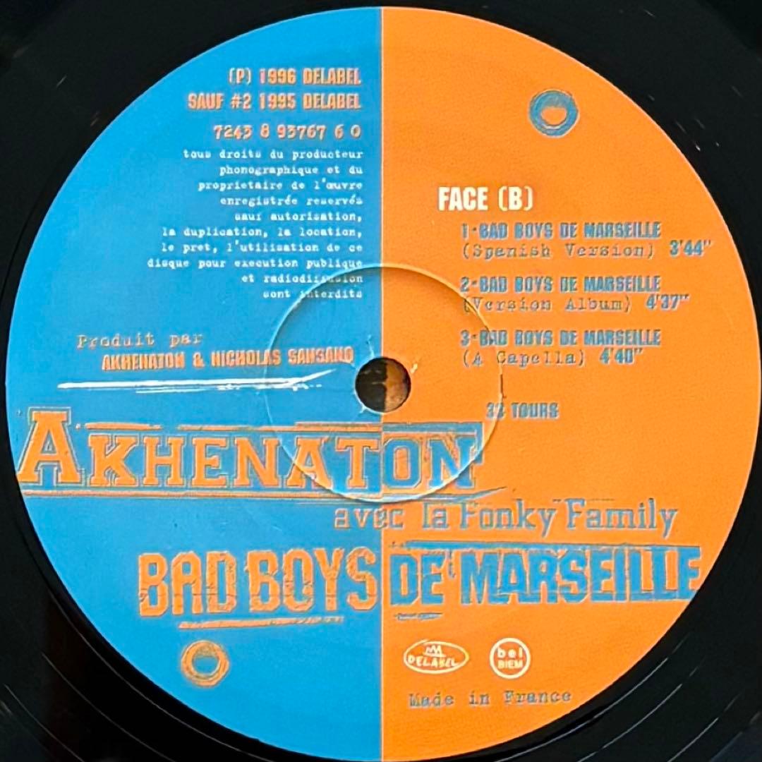 AKHENATON　BAD BOYS DE MARSEILLE　12INCH
