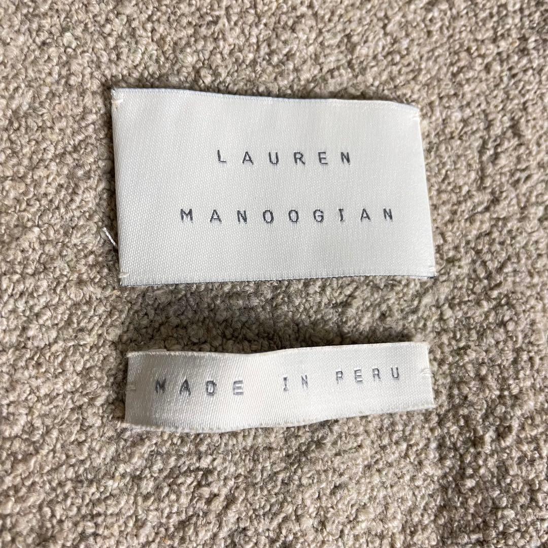 LAUREN MANOOGIAN ロング カーディガン ガウン 羽織 ペルー製