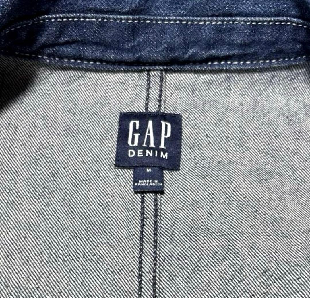 90'S-OLD GAPインディゴデニム カバーオールジャケット. Ｍ