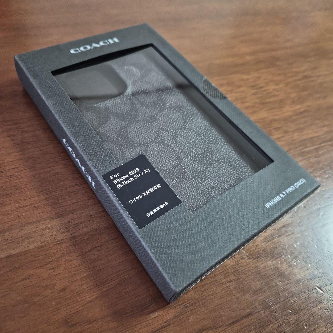 iPhone15ProMax COACH（R）ハードケース
