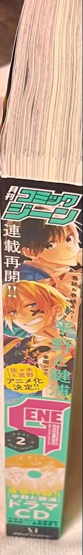 コミックジーン　2021年2月号　平野と鍵浦　ドラマCD