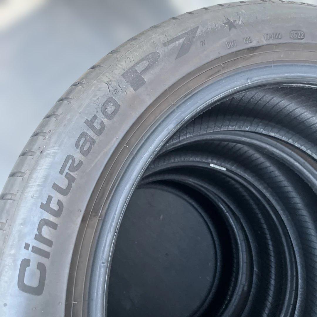 ピレリ CintuRato P7 225/50R18 22年製 4本セット