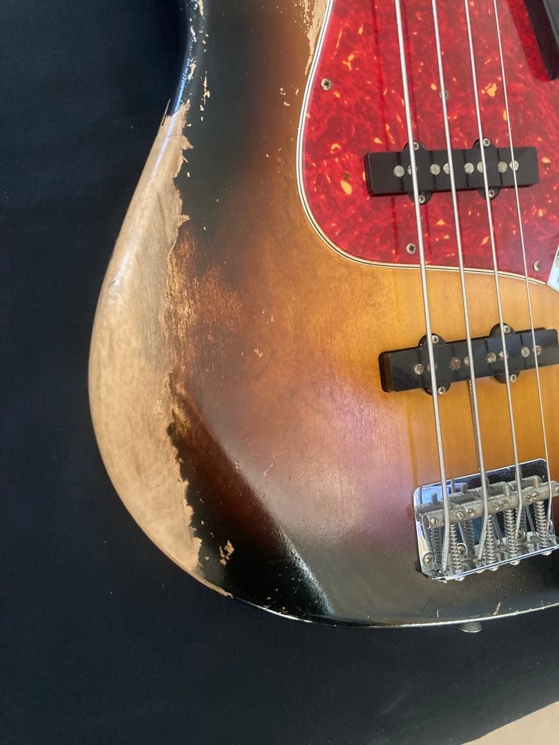 Fender Japan JB62→JB60ラッカー塗装　新品CTSスタック使用