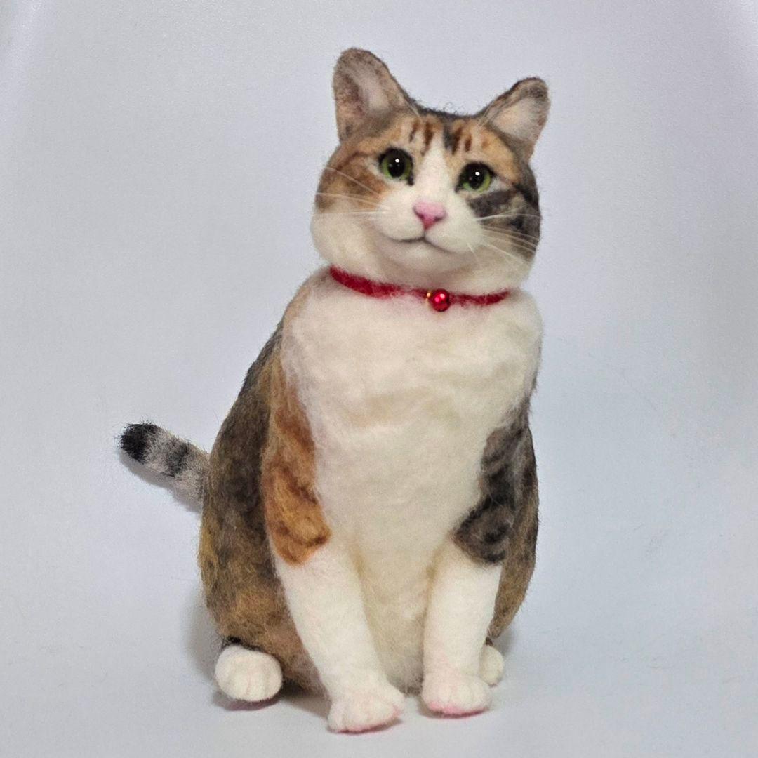 うちの子風羊毛フェルト猫 ArIsA様オーダー