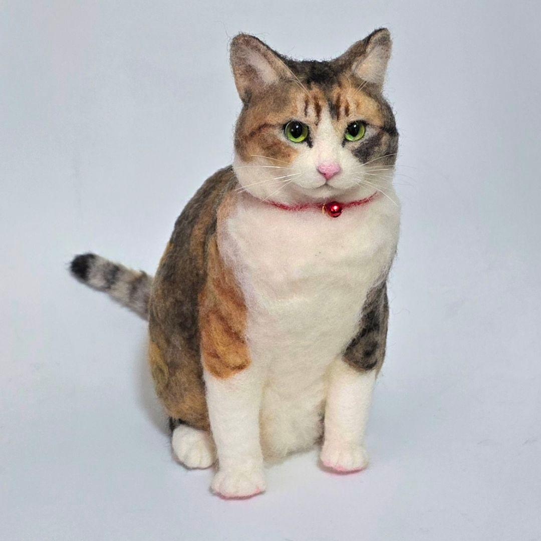 うちの子風羊毛フェルト猫 ArIsA様オーダー